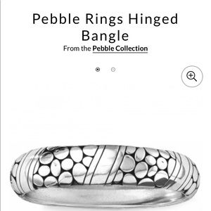 Brighton Pebble hinged magnetic bangle